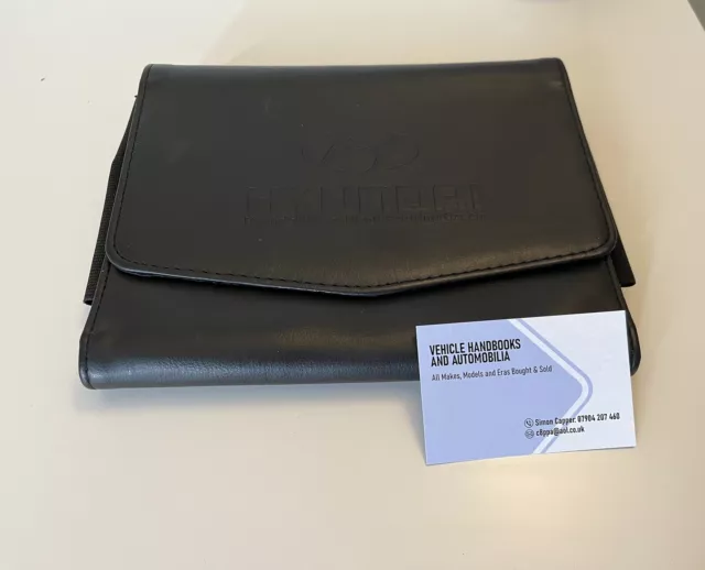 Hyundai Owners Manual Wallet Bookpack Folder