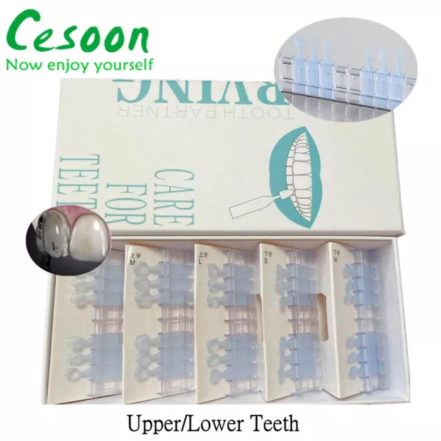 30Pcs/Set Dental Mould Composite Resin Veneers Light Cure Filling Anterior Teeth