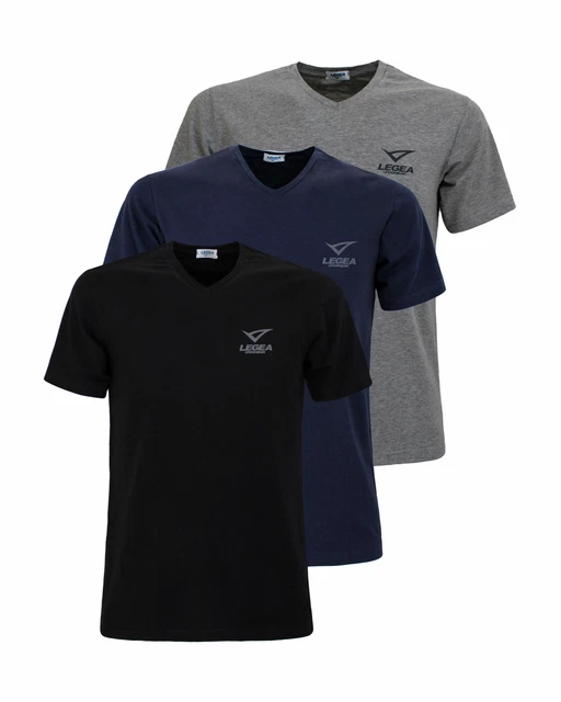 T-Shirt  Uomo LEGEA  Cotone Bielastico Art. 850 Confezione da 3 pz
