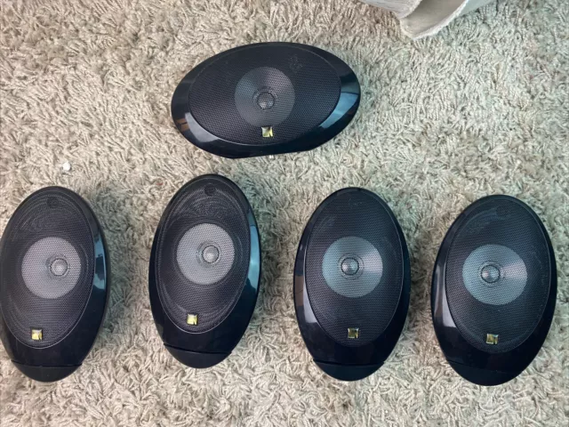 KEF EGG 1001 Surround Sound Speaker Set 4x surround HTS1001.2 1x
