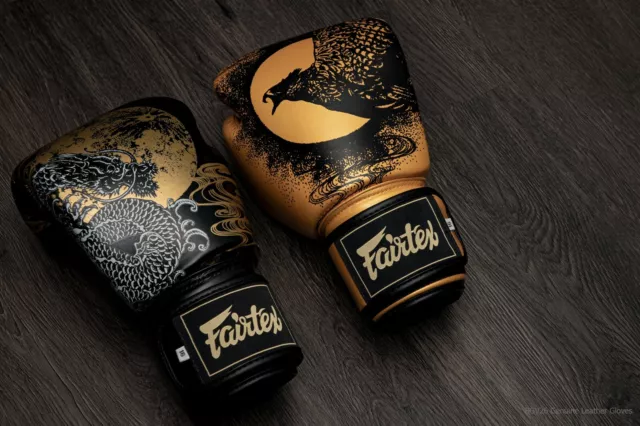 GENUINE FAIRTEX LIMITED BOXING GLOVES Feng Shui Harmony Six on the gloves No Box