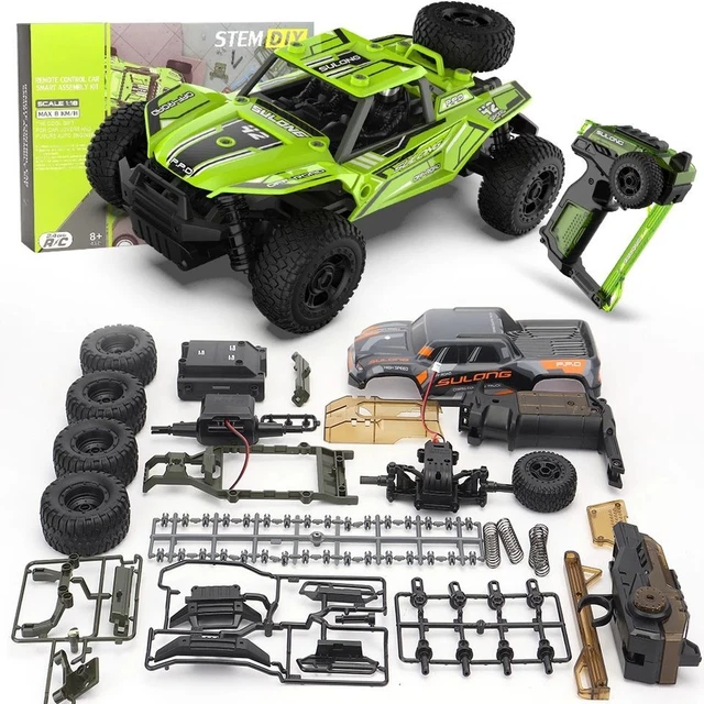 2.4G RADIO CONTROL Car Toys DIY Assembly Remote Control Racing 36.00
