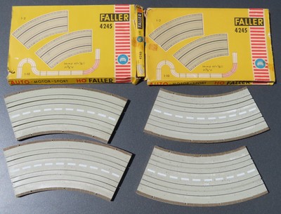 AMS Faller Ams 4492 2 X Courbe 90 Degré en Emballage D'Origine JU249 