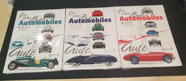 Les plus belles automobiles - lot 3 premiers volumes *NEUF*