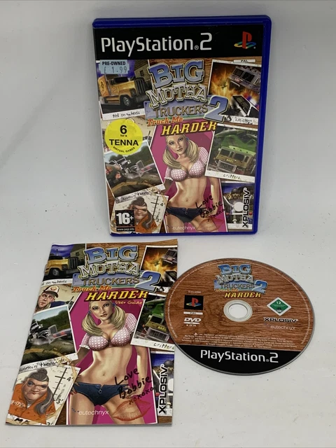 Big Mutha Truckers 2 Truck Me Harder PS2 PlayStation 2 completo PAL Good Cond