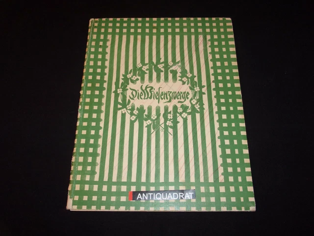 1933 Die Wiesenzwerge Bilder und Text von Ernst Kreidolf Kinderbuch Illustration