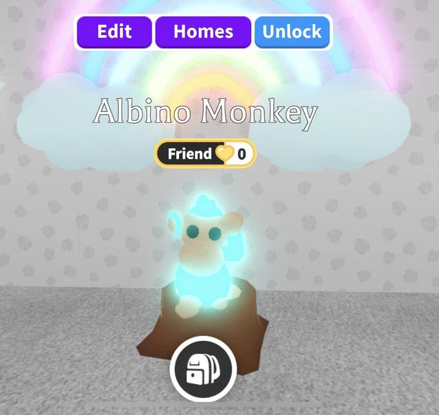 Adopt Me Mega Albino Monkey