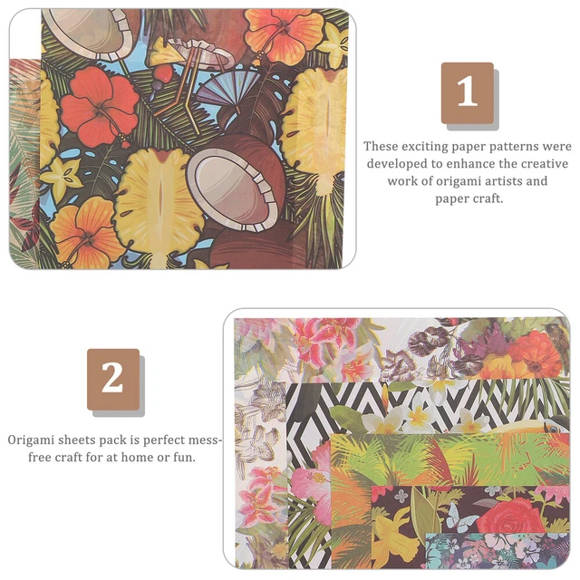 6 Sets Diy Doppelseitige Origami Papier Origami Papiere Origami Papier 5