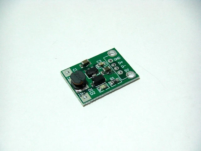 Convertitore 1-5 V DC in, 5V DC 500mA out Step Up Converter, scheda leggera x RC