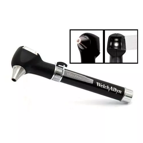 Welch Allyn Junior Poche Fibre Optique Otoscope-Halogen Éclairage Gratuit Envoi