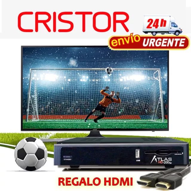 nuevo cristor atlas hd200 se +REGALO CABLE HDMI + 24HMRW distribuidor oficial