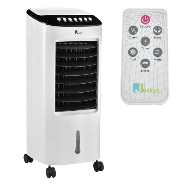 Mobiles Klimagerät Klimaanlage Aircooler Ventilator 65 Watt 400m³/h Juskys®