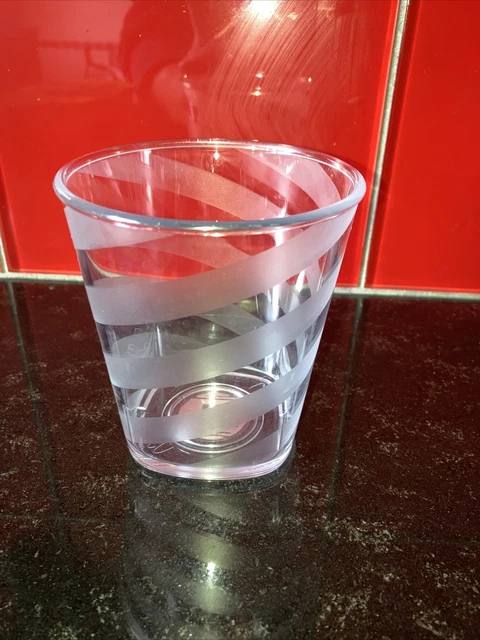 verre plastique Mcdo macdo transparent h=9,5cm