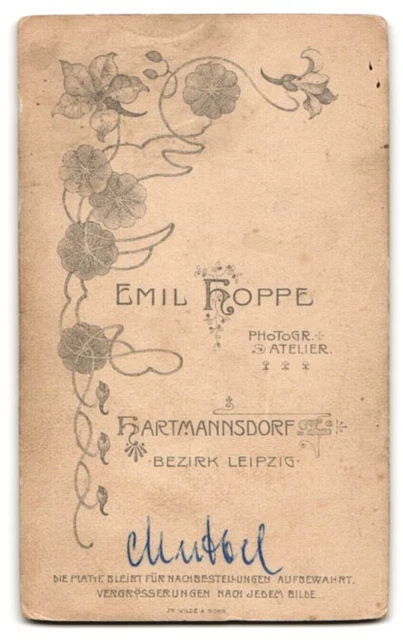 Fotografie Emil Hoppe, Hartmannsdorf, Portrait junges Mädchen im Matrosenkleid 2