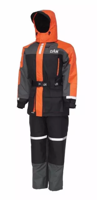 DAM Outbreak Floatation Suit 2-teilig Fluo Orange/Black Schwimmanzug Gr. S