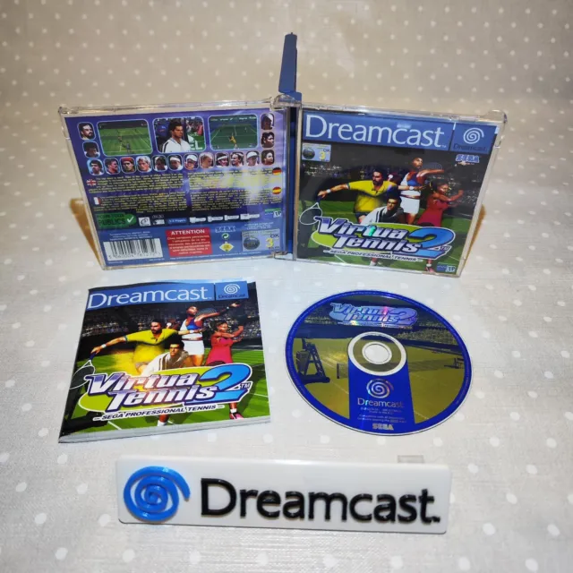 Virtua Tennis 2 Sega Dreamcast PAL - OVP, vollständig, getestet & guter Zustand