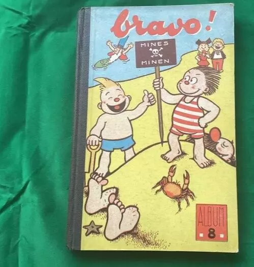 Rare Album Bravo Num 8 Eo 1946/1947 Avec Le Calendrier Bravo 1947