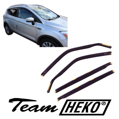 Heko SET 4 DEFLETTORI ARIA  ANTITURBO ANTIVENTO per FIAT FREEMONT 5 PORTE 2008-2018 