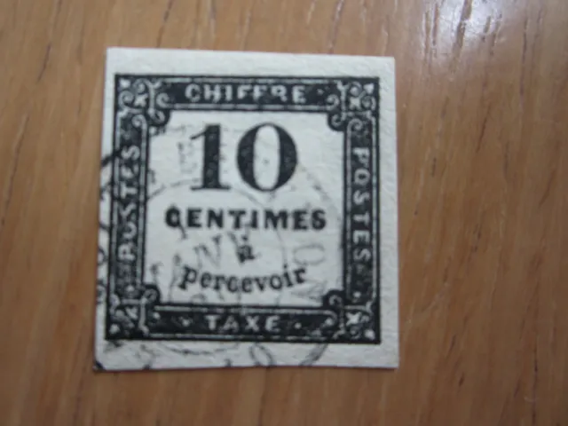 Timbre Taxe De France N° 2 , Obliteration Lamotte-Beuvron