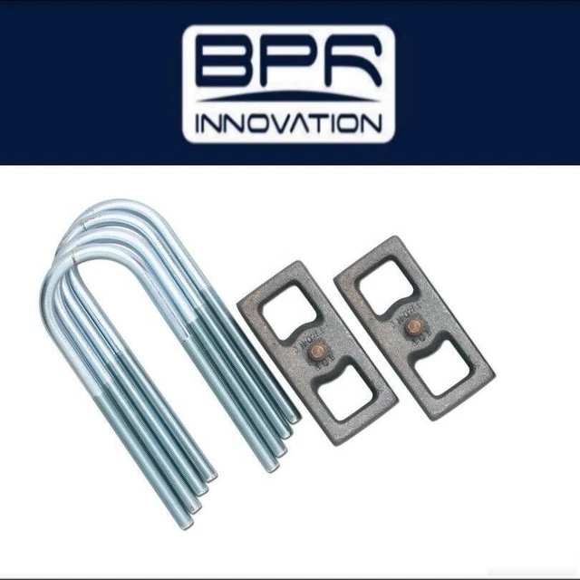 Rubicon Express For 1984-2001 Jeep Cherokee Rear Lift Block & U-Bolt Kit- RE1215
