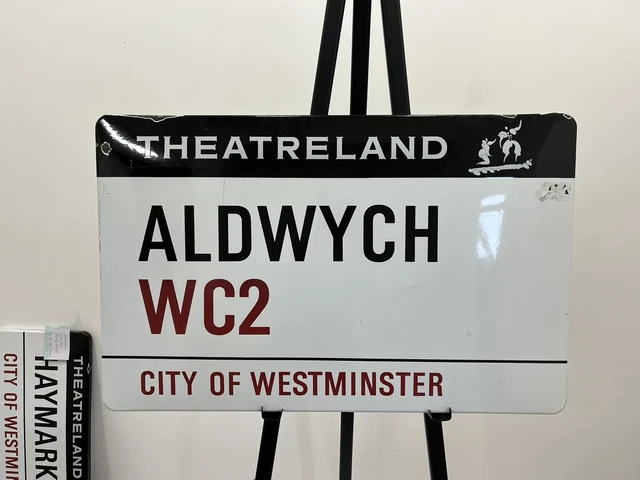 Westminster Theatreland Street Sign 1960’s London Aldwych
