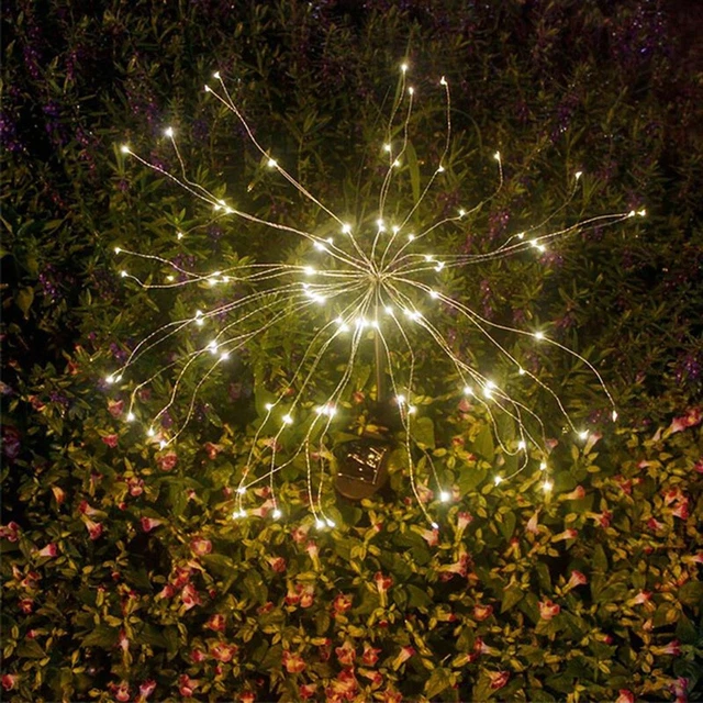Portable Supply LED lawn landscape light Solar Powered Starburst Light