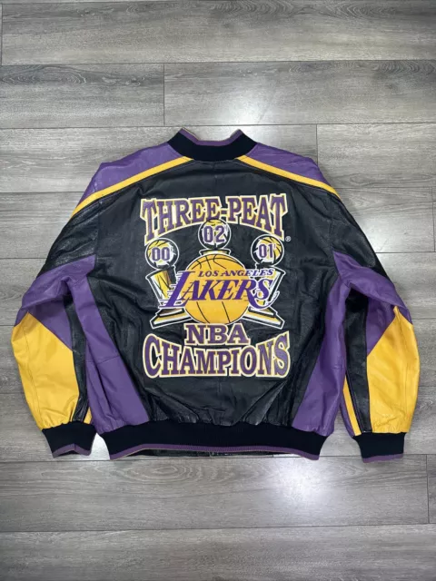 Vintage 2002 Los Angeles Lakers Champion 3-peat T-shirt Kobe Rare HTF Black  Shaq