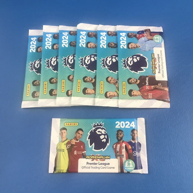 NEW 2024 ( 7 ) Pack SOCCER Panini PREMIER LEAGUE Adrenalyn XL Trading