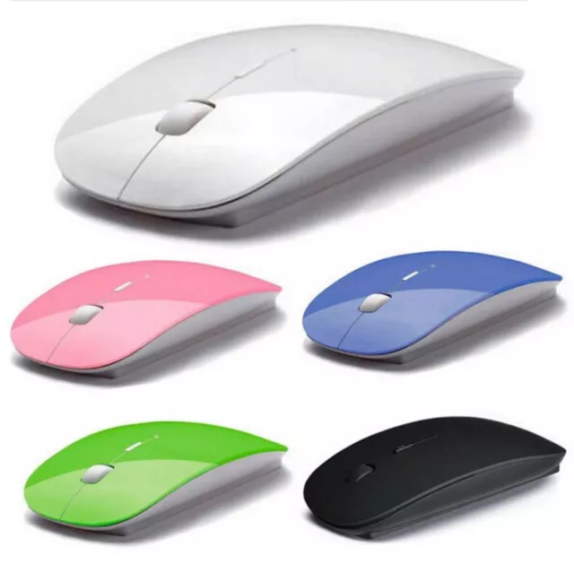 Mini souris sans fil - Bluetooth 2.4 - pour PC portable + dongle Bluetooth