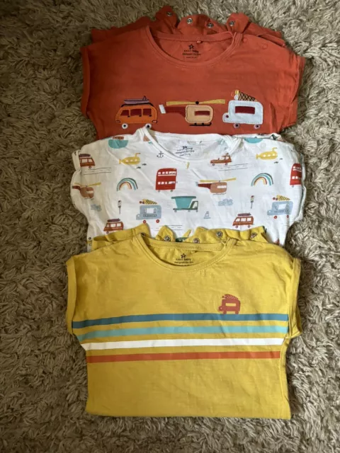 3x NEXT Summer Rompers Baby 18-24 Months (1.5-2 Years) Girl Boy Vehicle Imagery
