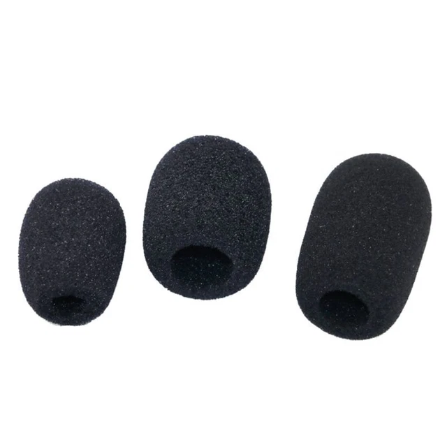 10PCS Microphone Windscreen Sponge Cover Mic Foam Caps for Gooseneck Meeting Mic