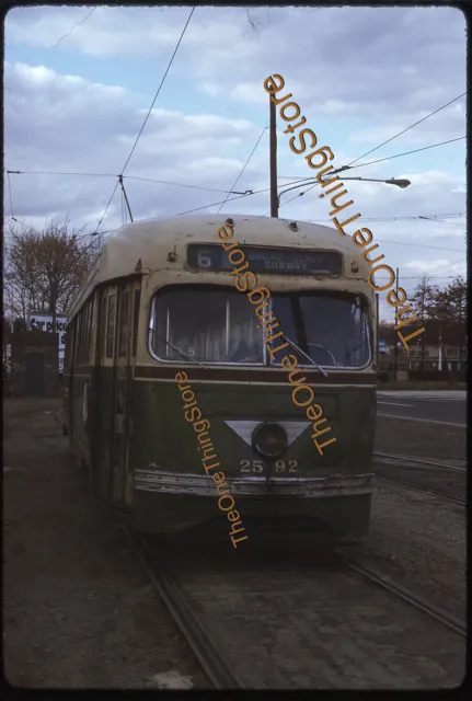 Philadelphia Trolley PTC City Line 1970s 35mm Slide Kodachrome Original Car 2592