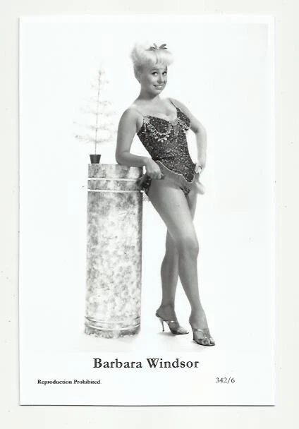 (Bx14) Barbara Windsor Photo Postcard (342/6) Filmstar  Pin Up  Glamor Girl