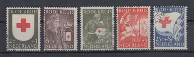 Niederlande 1953 Rotes Kreuz Mi.-Nr. 615-19 Satz kpl. O
