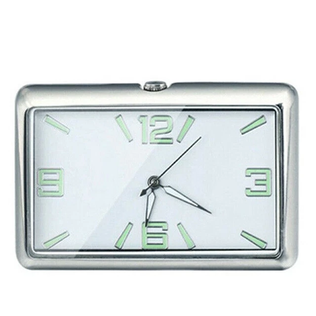 Horloge Lumineuse Autocollante Pour Tableau De Bord Voiture - Quartz - Universelle - Neuf