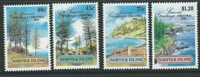 Norfolk Island Sg537/40 1992 Christmas Mnh