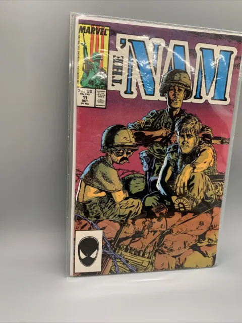 The 'Nam Vol 1 # 11 Oct 1987 Marvel Comics Vietnam War Michael Golden