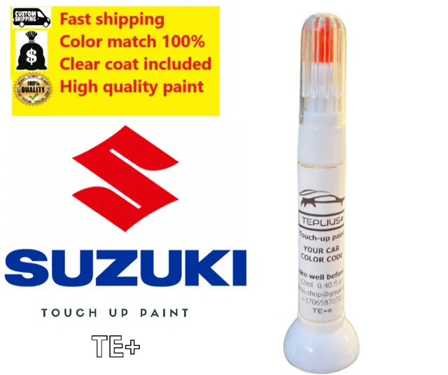 For SUZUKI D60, Z2T GROVE GREEN Touch up paint pen with brush (SCRATCH REPAIR)