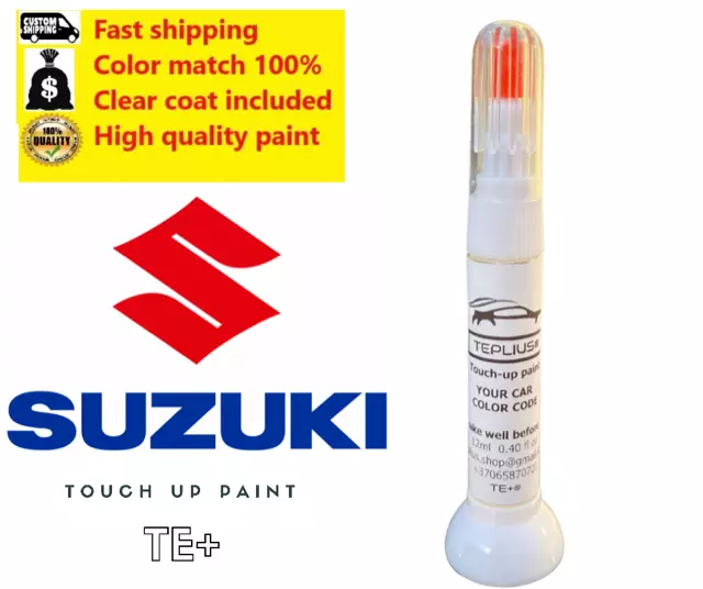 For SUZUKI ZDK CLEAR BEIGE Touch up paint pen with brush (SCRATCH REPAIR)