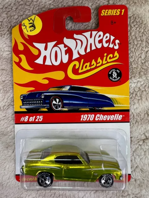 🇺🇸🇺🇸Classics Series 1 Hot Wheels #8 1970 Chevelle Antifreeze HW05🇺🇸🇺🇸