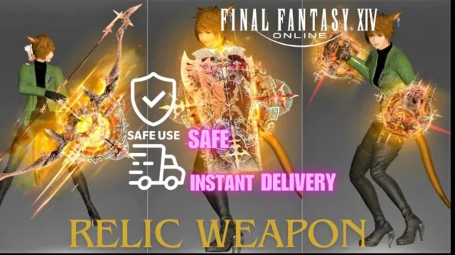 Final Fantasy XIV| FF14 🔥Relic Weapon Guaranteed✔️ NA&EU| 100%