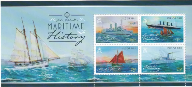 Isle Of Man 2015 Maritime History Sg M/S 2000  Mnh