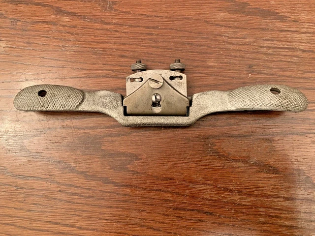 Vintage  Stanley  Malleable  Adjustable Flat Sole  Spoke Shave. Made in England