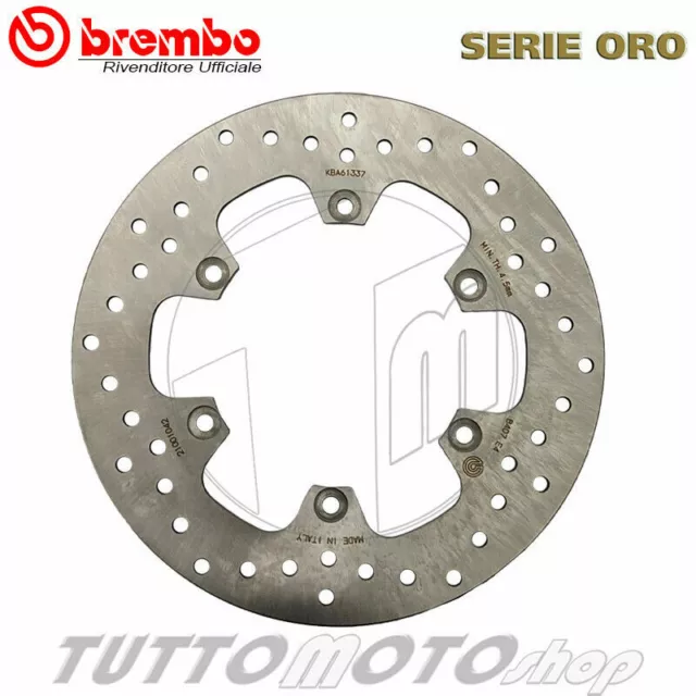 Disco Freno Posteriore Fisso Brembo Serie Oro Yamaha T-Max 500 2004 - 2007 Tmax