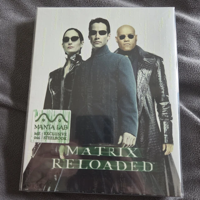 THE MATRIX RELOADED 4K Full Slip SteelBook Blu-ray [2003] MANTA LAB ...