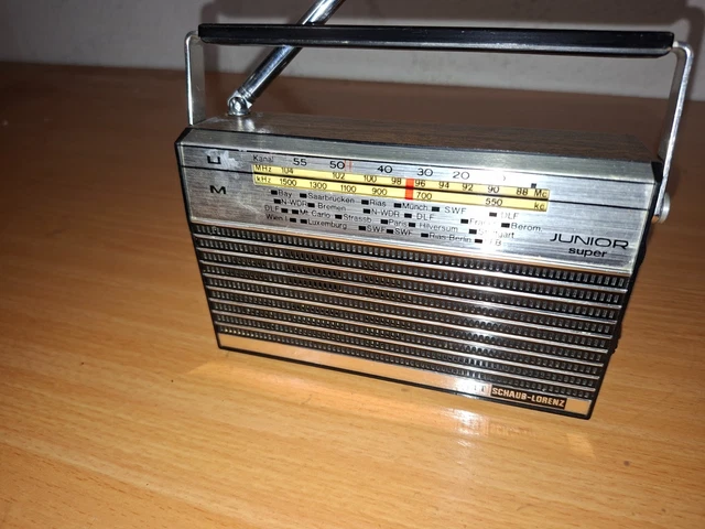 Ancien Radio ITT Schaub Lorenz Touring International 103 Noir Fonctionne Rare Imgx2000 568