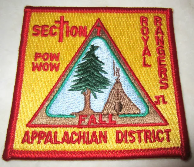 Pow Wow Section Fall Appalachian District Rr Royal Ranger Uniform Patch