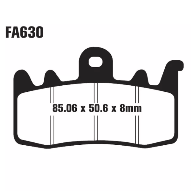 Bremsbeläge Paar EBC V FA630V 732.64.20 Für BMW 1000 S R 2020-2022