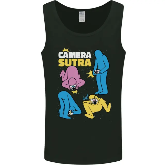 The Camera Sutra Funny Photography Photographer Mens Vest Tank Top