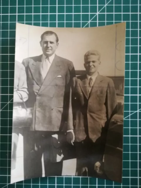 FF667 Photo Press R Cohen Circa 1953 Juan Carlos And Sound Father, Spain